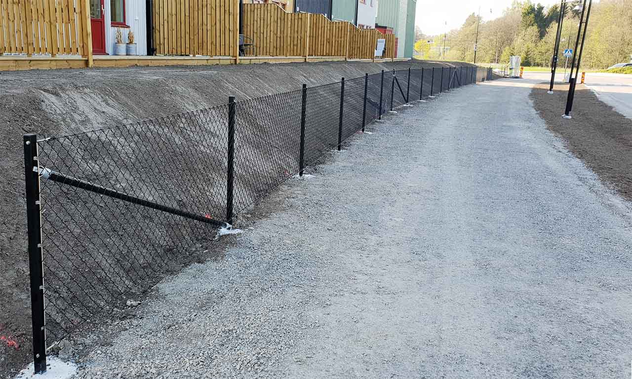 Stängselpaket 25m - Svart 1200x50 mm